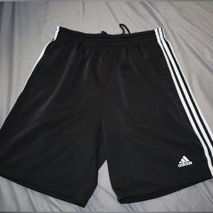 Black Adidas shorts, XL.